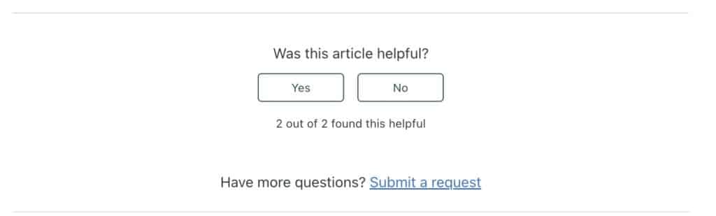 Helpfulness score - help center ROI